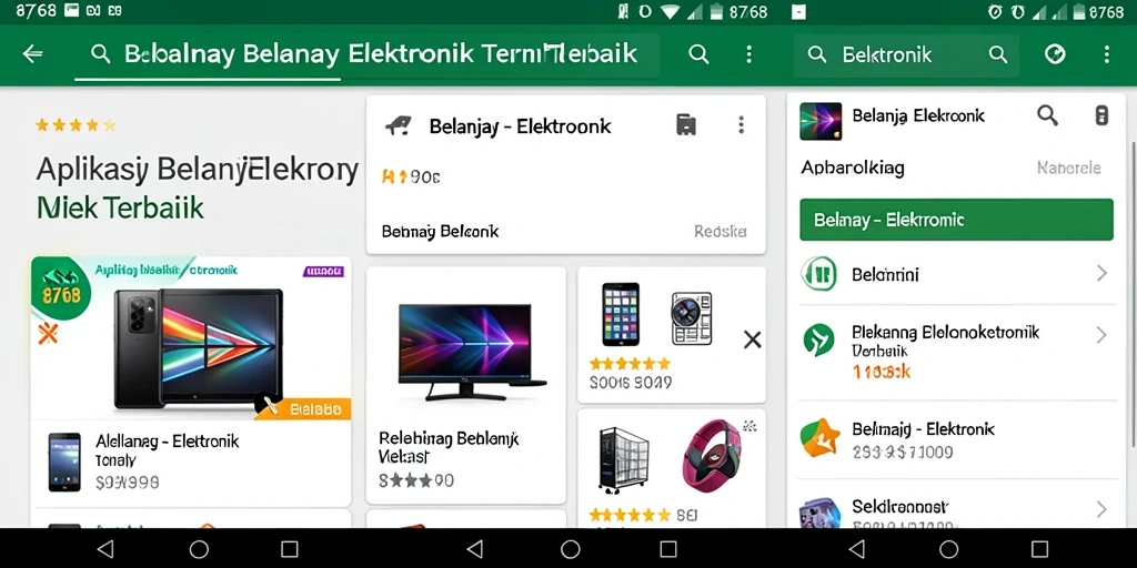 Antarmuka aplikasi 8768 yang menawan dan fungsional.