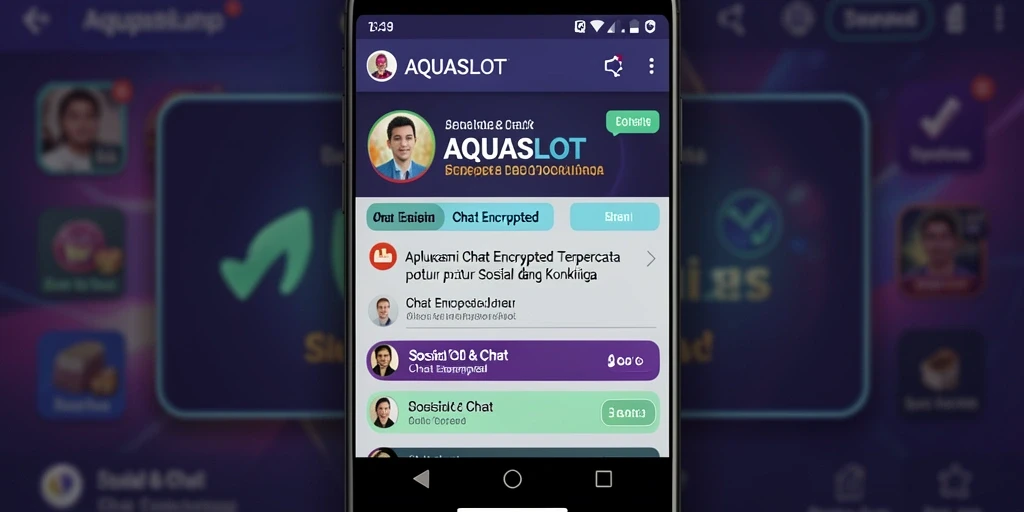 Tampilan antarmuka utama AQUASLOT yang aman dan modern.