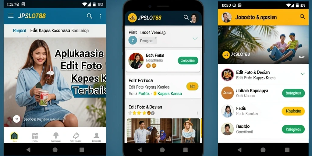Antarmuka pengguna JPSLOT88 yang intuitif untuk Edit Foto Kertas Kaca.