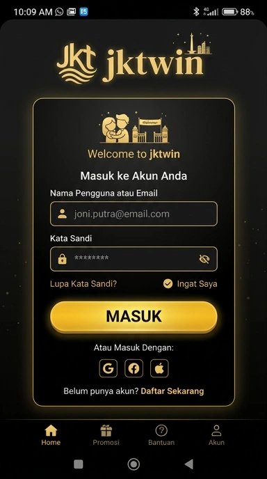 Masuk ke Akun jktwin dengan Mudah dan Cepat